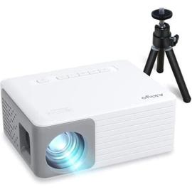 Vidéoprojecteur 5G WiFi Bluetooth, 9000L Mini Projecteur Portable 1080P  Full HD Supportée, Retroprojecteur Home Cinéma
