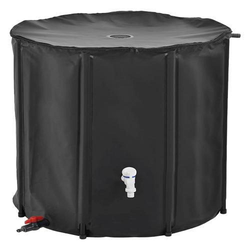 Linxor - Réservoir souple, récupérateur d'eau de pluie pliable - 750 L - Noir