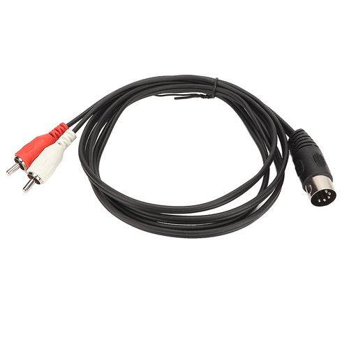 5 broches Din mâle vers 2 RCA mâle câble PVC fil couverture 2 RCA vers Din son câble de connexion pour lecteur CD magnétoscope DVD Phono LD