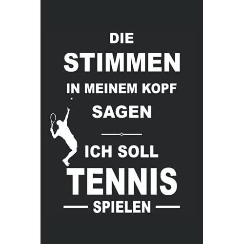 Tennis Tennisspieler Tennisschl§Ger Sport Verein Notizbuch