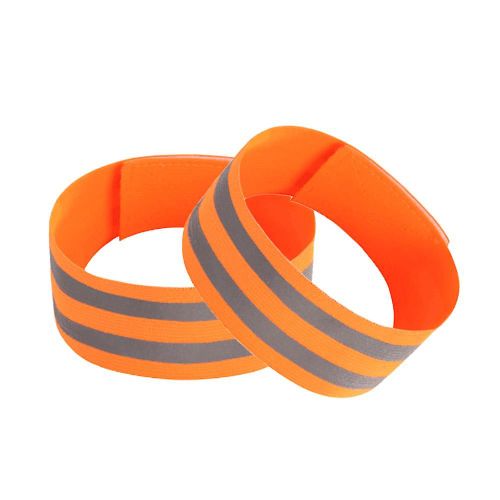 Pack De 2 Bracelets De Sécurité Réfléchissants Brassard Chevilles Haute Visibilité Et Sécurité Pour Les Activités De Plein Air