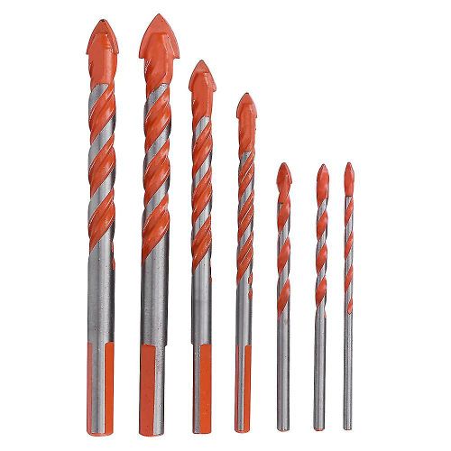 7pcs Centre Perceuse Céramique Tuile Foret DIY Mur Trou Perçage Outil Bit (3mm 4mm 5mm 6mm 8mm 10mm 12mm)