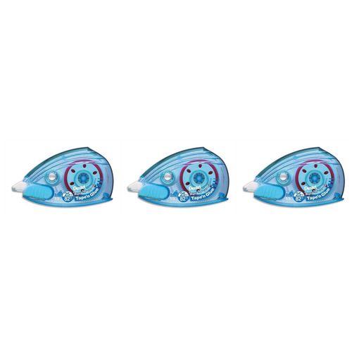 Pentel Lot De 3 Rollers De Colle Tape'n Glue Ert45 - 8,4mm X 25m Bleu