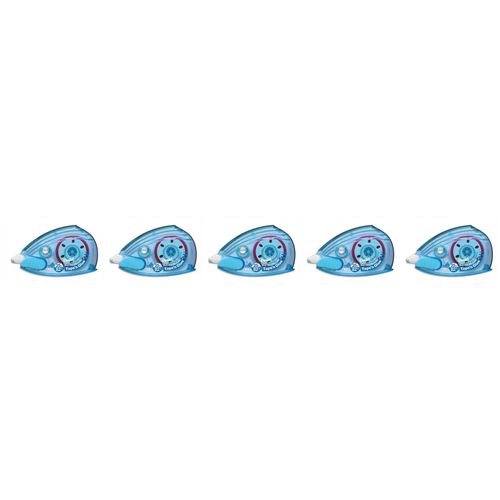 Pentel Lot De 5 Rollers De Colle Tape'n Glue Ert45 - 8,4mm X 25m Bleu