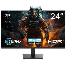 KTC H24V13 Moniteur de jeu 23,8 pouces 100 Hz 1920 x 1080 104 % sRGB AdaptiveSync VESA Support mural réglage de l'inclinaison