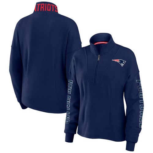New England Patriots Wear By Erin Andrews Pull À Demi-Fermeture Éclair - Femme