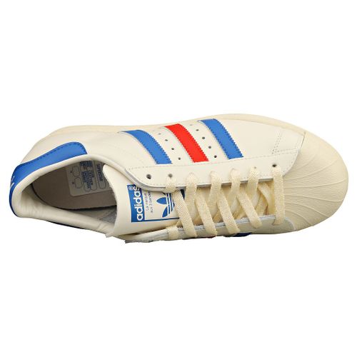 superstar blanc bleu rouge