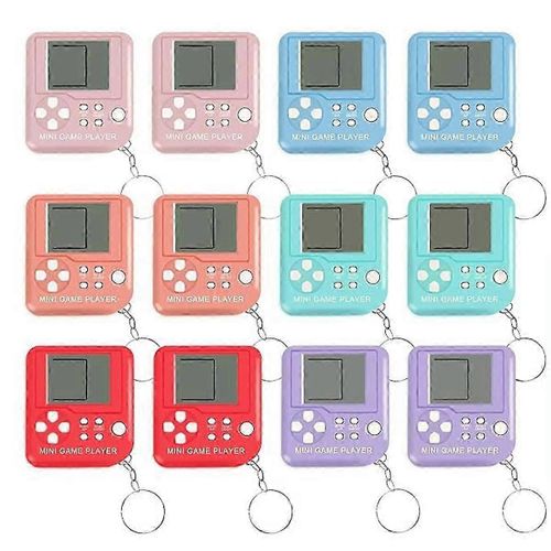 12pcs Favoris Porte-Clés Pour Enfants Jeu Vidéo Porte-Clés Pour Sac À Dos Anniversaire École Favor Fournitures Porte-Clés