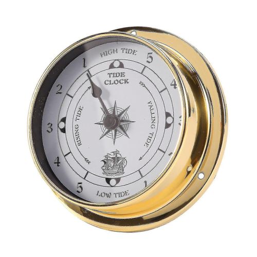 Horloge de marée, testeur mural en cuivre pour station météo marine, suspension murale pour bateau