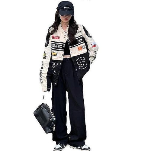 Veste De Baseball Bebetter, Uniforme De Course Vintage, Veste De Pilote, Veste De Ville Y2k