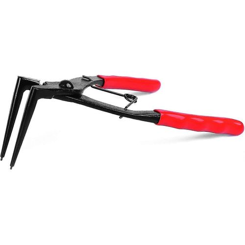 Pince à circlips cylindrique interne, coudée à 90 degrés, à bec long, compatible avec les camions, les motos et les voitures