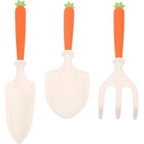Milisten 1 ensemble d'outils de jardinage, outils pour carottes, truelle de transplantation, pelle de jardin, pelles compatibles, truelle de jardin à main, râteau de jardinage, petit jardin