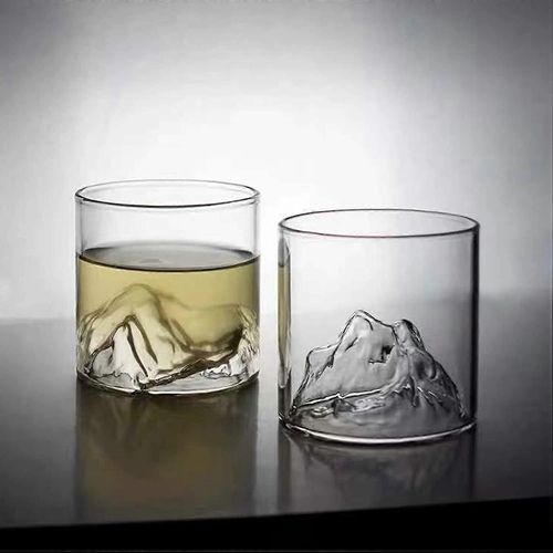 Belupai Lot De 2 Verres À Whisky, Verres À Bourbon En Cristal, Verres À Whisky À L'ancienne Compatibles Avec Cocktails, Liqueurs, Café, Thé, Vin, Cadeaux Uniques
