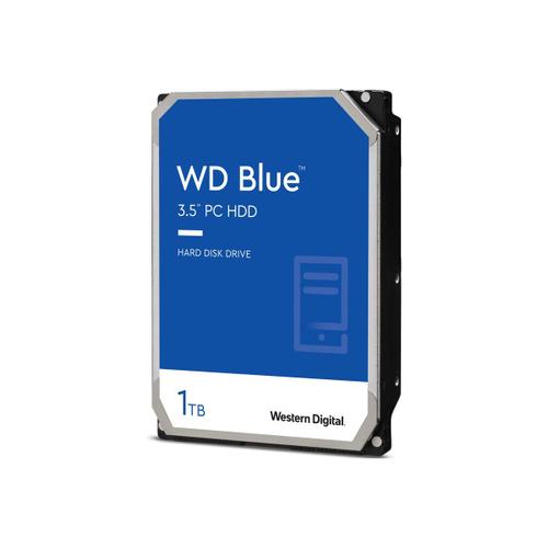 WD Blue WD10EARZ - Disque dur - 1 To - interne - 3.5" - SATA - 5400 tours/min - mémoire tampon : 64 Mo