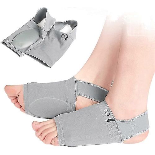 Paire De Coussinets De Voûte Plantaire Élastiques Pour Pieds Plats, Semelles Orthopédiques Pour Fasciite Plantaire Hb240301