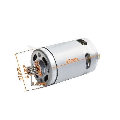 Moteur 21 V RS550 à balais 14 dents, compatible avec les mini-tronçonneuses sans fil de 4/6 pouces et XXF