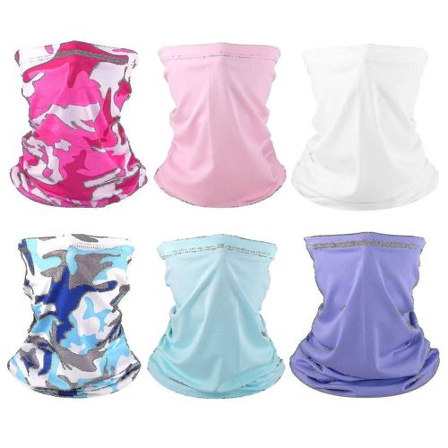 Lot De 6 Cagoules D'extérieur Pour Femme, Bandanas Élastiques Respirants