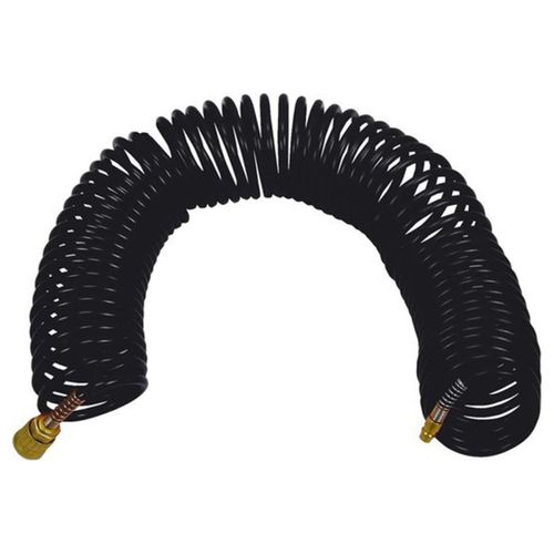 Stanley Tuyau à air 15 mètres 170020XSTN Tuyau en spirale Raccord rapide européen pour compresseur et outils pneumatiques PVC noir