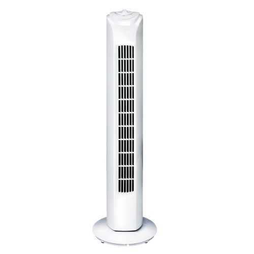 Lifetime Air Ventilateur Colonne avec 3 Vitesses - Rafraichisseur d'Air 55 dB - Parfait pour Chambre et Bureau - Câble d'Alimentation 1,5 m - 81 x 22 cm - Blanc