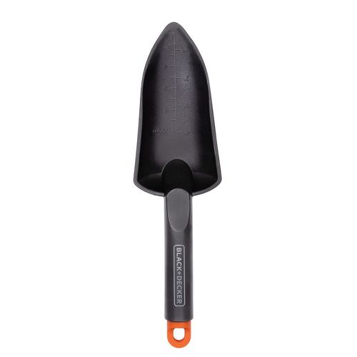 BLACK+DECKER Mini Pelle avec Indication de Mesure 30,5 cm Polypropylène Noir/Orange
