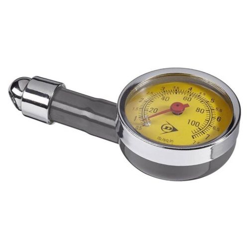 Dunlop Manometre Pression Pneu Analogique - Voiture, Moteur, Canion Avec Étui De Rangement