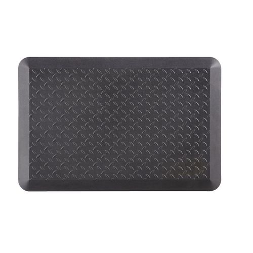 Unicomfort Tapis Antifatigue Tapis de Travail 90 x 60 x 1.5 CM Profil Diamant Caoutchouc