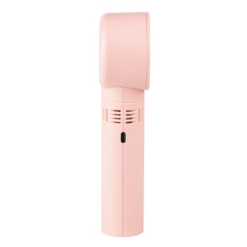 Lifetime Air Ventilateur Portable Sans Pales ¿ Ventilateur à 3 Vitesses USB Rechargeable ¿ Ventilateurs Compacts et Silencieux pour Bureau ou Chambre ¿ Mini Ventilateur Léger et Pratique ¿ Rose