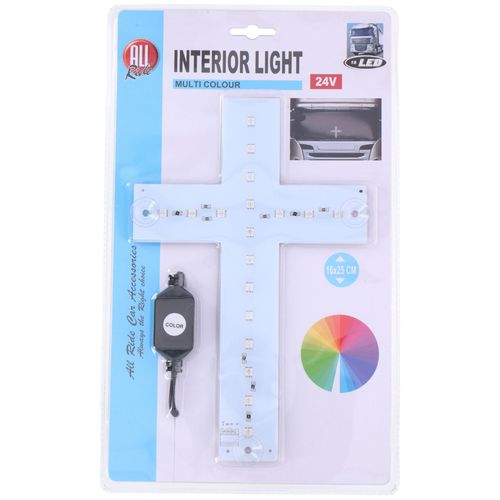 All Ride Éclairage Intérieur Croix Multicolore 24v 18 Led