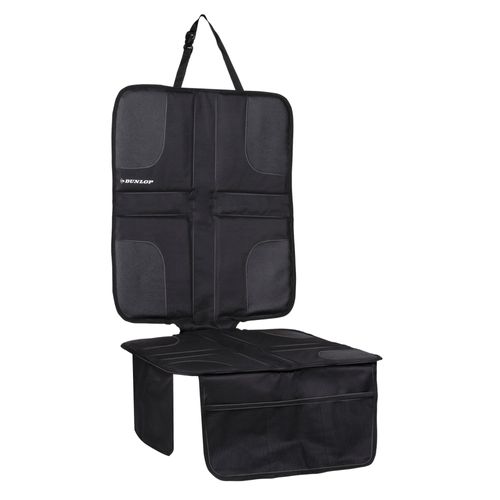 Dunlop Protège Siège Voiture Avec Organisateur Universel - Hydrofuge - Housse De Protection Chien - Noir