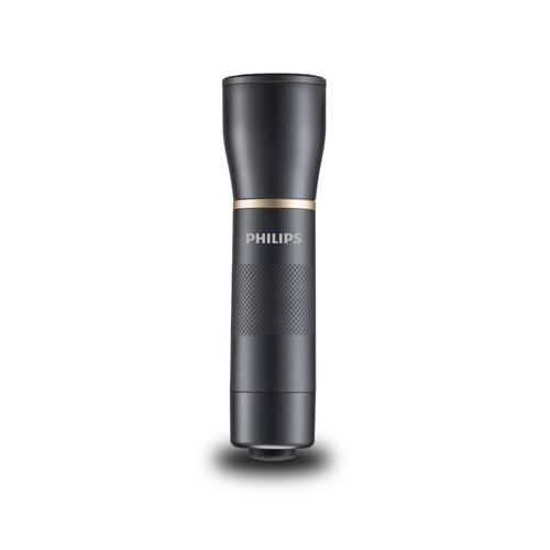 Philips Lampe Torche SFL7000T/10 - Lampe de Poche LED - 3 Piles AAA Incluses - 400 Lumens - Noir - Étanche IPX4