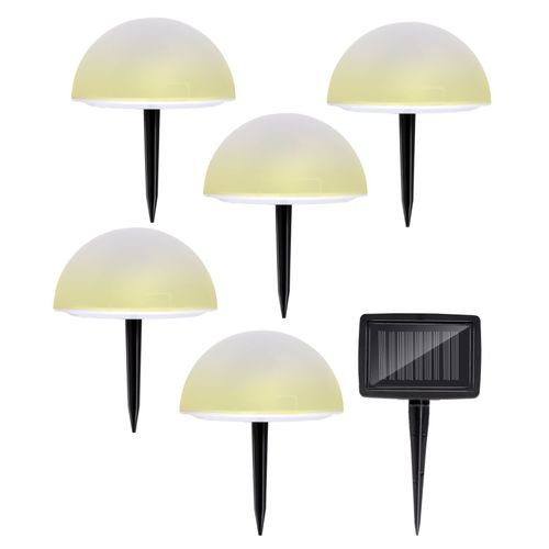 Grundig Lampe Solaire Jardin ¿ Spot Led Extérieur ¿ Éclairage Solaire Rgb & Blanc Chaud ¿ Sans Fil Ip44