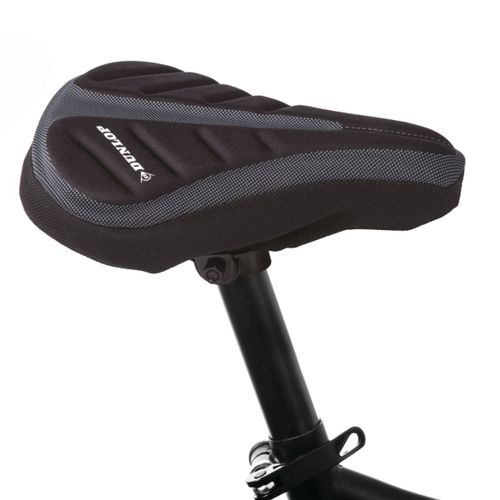 Dunlop Housse De Selle Gel Vélo - Confort & Protection 28 X 20 Cm Noir