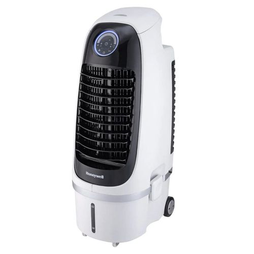 Honeywell Refroidisseur d'air CS10PEI(OVO2) 32.4 x 39.4 x 81.2 CM - 8.2 KG - Panneau de contrôle LED - Réservoir d'eau 10 L - Blanc