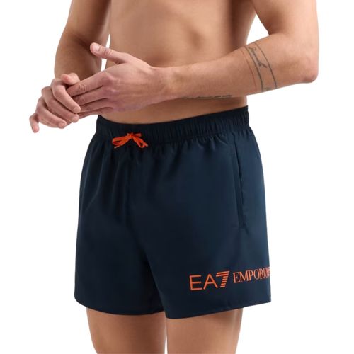 Short De Bain Extended Logo Bleu - 7m000519af13049-Mc029 - S