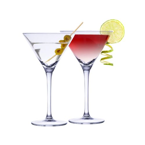 Alpina Verre Martini Set De 4 Verre Cocktail - Idéal Pour Espresso Martini Et Margarita - 22 Cl