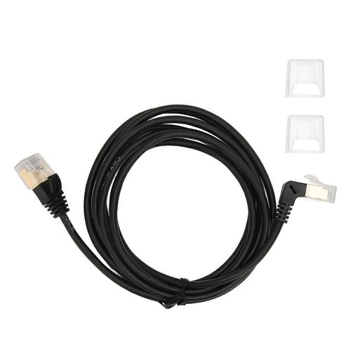 Câble Ethernet Cat8 CAT8 OD 3.8mm 2m Mâle à Mâle Durable PVC Mâle à Mâle Câble Ethernet pour Serveur de Commutation