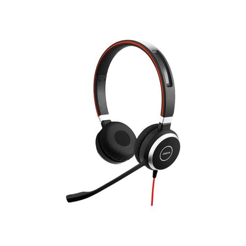 Jabra Evolve 40 Stereo - Micro-casque - sur-oreille - remplacement - filaire