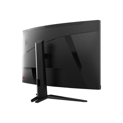 MSI Optix G322CQP - Écran LED - jeux - incurvé - 31.5" - 2560 x 1440 WQHD @ 170 Hz - VA - 250 cd/m² - 2500:1 - 1 ms - 2xHDMI, DisplayPort - noir