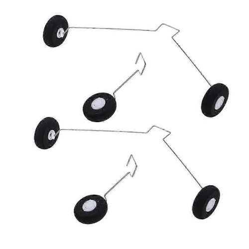 4x support de train d'atterrissage d'avion RC avec roues pour accessoire WLtoys F949
