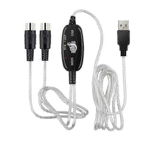 180 X2cm Adaptateurs USB Interface Midi Câble Midi Adaptateur Midi ...