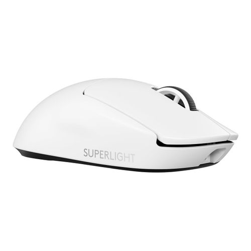 Logitech G PRO X SUPERLIGHT 2 - Souris - jeux - optique - 5 boutons - sans fil - 2.4 GHz - récepteur USB Logitech LIGHTSPEED - blanc