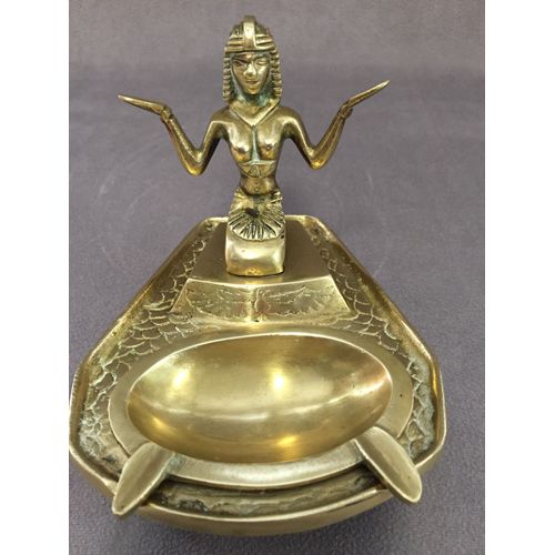 Collector Objet Du Fumeur Cendrier Décoratif Atypique Danseuse Égyptienne