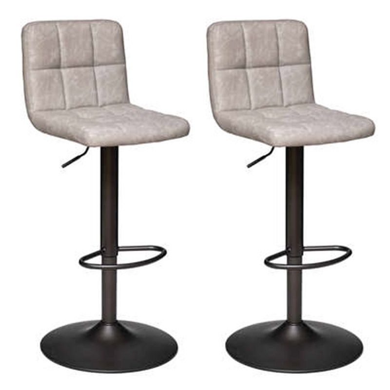 Lot De 2 Chaises De Bar "Delek" 102cm Beige