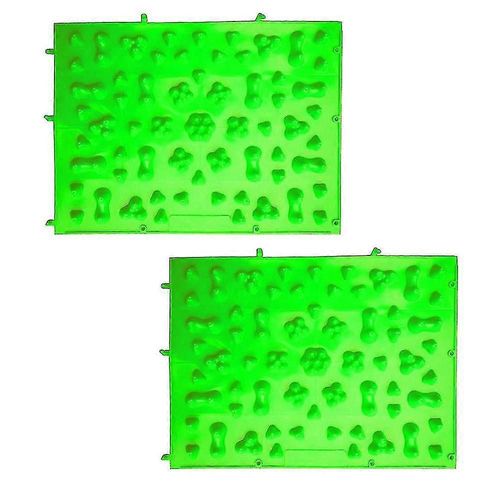 Tapis de massage des pieds Acupression Mat Réflexologie plantaire Plaque d¿orteil de marche Tapis de massage Tapis de salle de bain Tapis de yoga Tapis antidérapant Jeu d¿extérieur