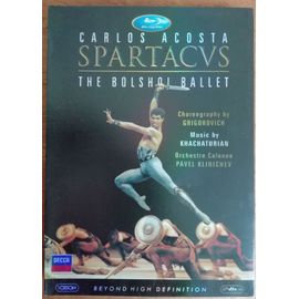 Carlos Acosta Spartacus Blu Ray Opéra Toutes Zones The Bolshoi Ballet