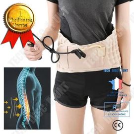 Td® Ceinture Lombaire Ceinture De Traction Ceinture Rachidienne Colonne Vertébrale Machine De Massage