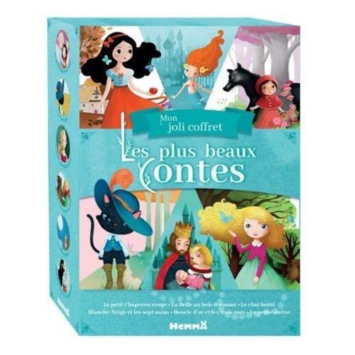 Mon Joli Coffret Les Plus Beaux Contes - Le Petit Chaperon Rouge - La Belle Au Bois Dormant - Le Chat Botté - Blanche-Neige Et Les Sept Nains - Boucle D'or Et Les Trois Ours - La Petite...