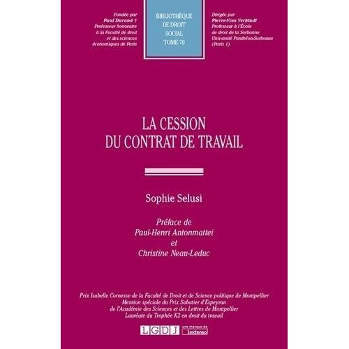 La Cession Du Contrat De Travail
