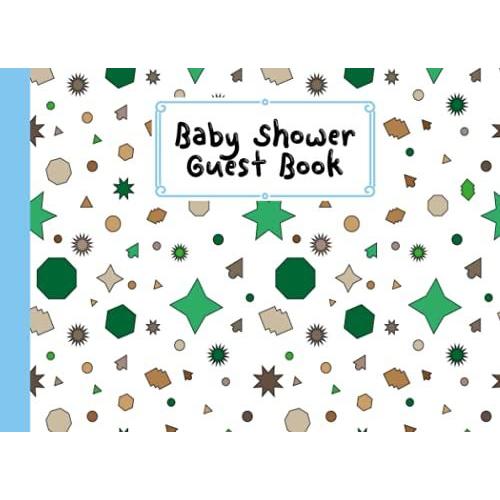 Baby Shower Guest Book: Cube Baby Shower Guest Book, A Motherâs Historical Memory Book| Humorous Funny Mamie And Babies Guestbook| By Gerhild Sander