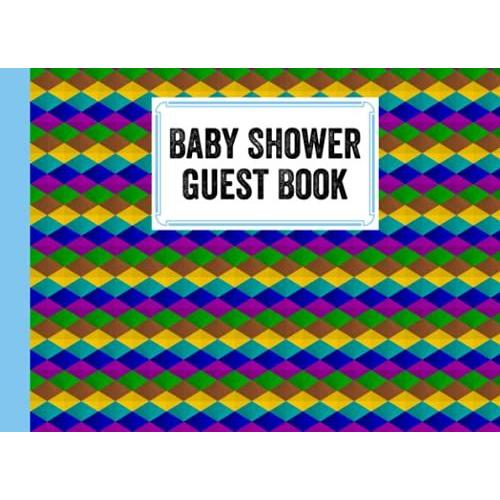 Baby Shower Guest Book: Cube Baby Shower Guest Book, A Mothers Historical Memory Book| Humorous Funny Mamie And Babies Guestbook| By Carsten Binder